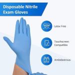 V202 100% Pure Nitrile Latex-Free Powder-Free Non-Sterile Disposable Medical