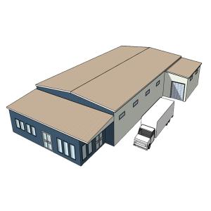 China Warehouse Q345b Prefabricated Steel Buildings Bolt Connection factory