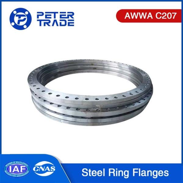 AWWA C207 Standard Steel Ring Flanges Class D 150-175 PSI NPS 4'' To NPS 144''