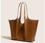 Commuter Ladies Tote Handbag 30cm Brown Leather Tote Purse