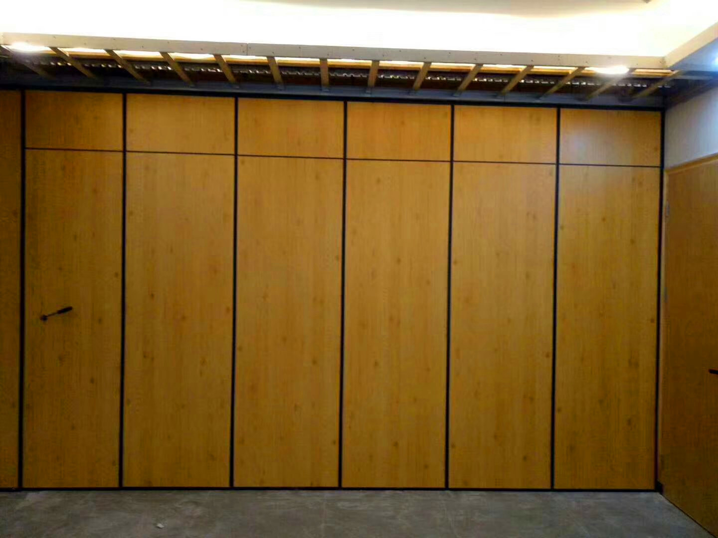 Acoustic Foldable Movable Partition Walls For Conference Room / Star Hotel