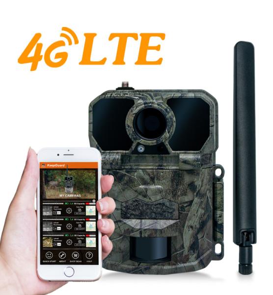 4G trial camera with antenna KW896 30MP 0.15s trigger speed night vision