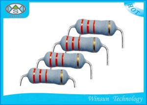 China Stable Performance Metal Oxide Film Resistor 1/8W - 5W For Information Industries factory