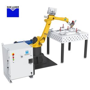 China CNC Six Axis Robot Laser Welding Machine Automatic Robot Arm Robotic Welding Systems factory