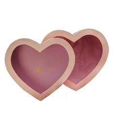 China ODM Cardboard Gift Packaging Box 3MM Thick Love Heart Cardboard Boxes With Window on sale