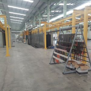 Horizontal Sheet Metal Parts Powder Spraying Coating Line