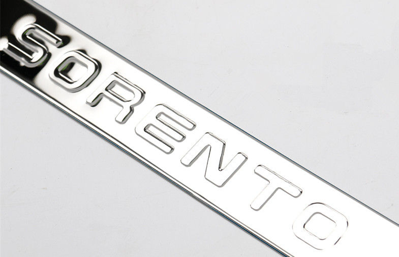 Back Door Lower Garnish Stainless Steel Auto Trim Parts For Kia Sorento 2015