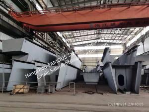 China Steel Girder Rolled Beam Bridge Structure Welded Hot Dipped Galvanized I Beam factory
