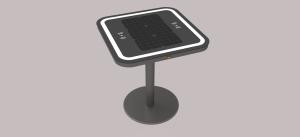 China Single Leg 30W 20Ah Wireless Charging Coffee Table 6.7V factory