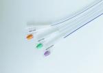 400mm Length Silicone Urinary Catheter , Three Way Foley Catheter Free Samples