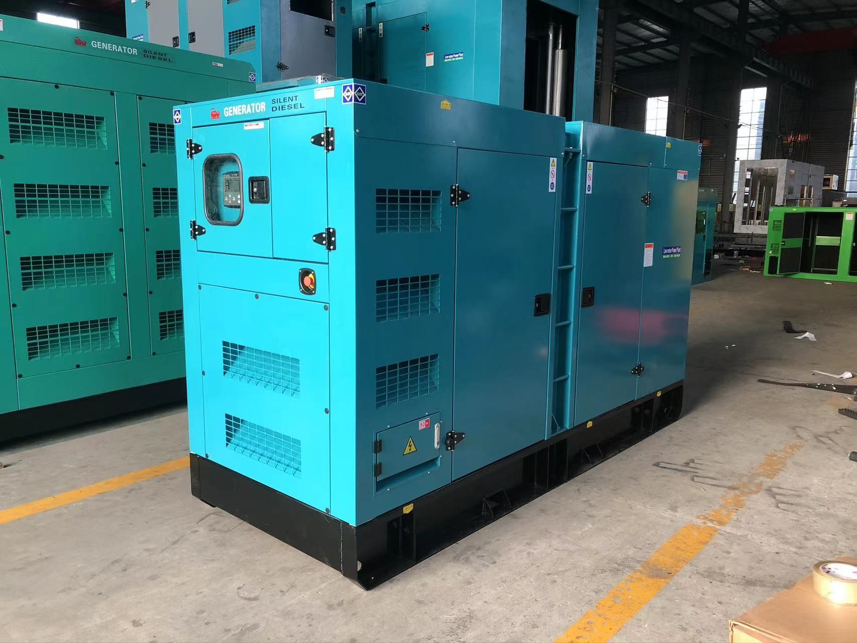 50Hz Perkins Diesel Generator Set Large Matching Coefficient