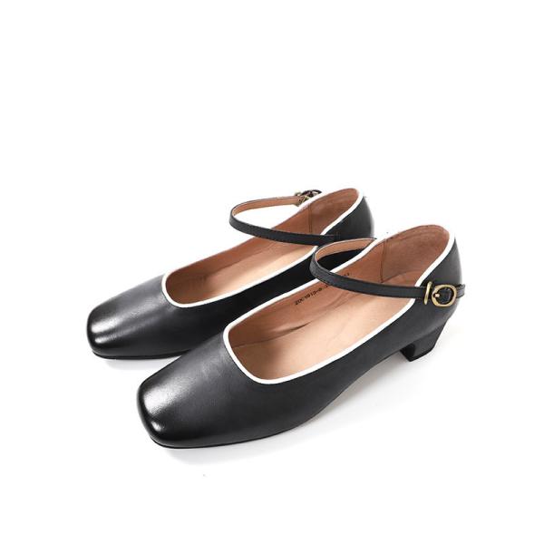 S295 Factory Spring Handmade Leather Retro Mary Jane Women'S Shoes 2020 Spring