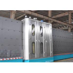 High Speed Glass Washing And Drying Machine / Glass Cleaning Machine