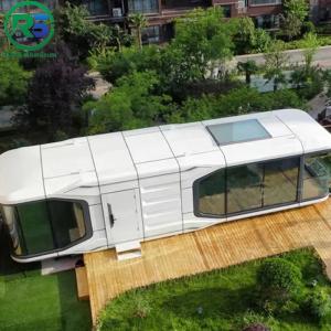 China 40ft Sunshine Alcoa Aluminum House Complete Container Hotel Capsule Home factory