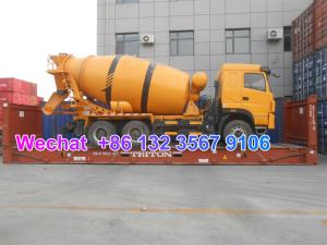 China LHD &amp; RHD 6x4 Euro5 Tri-Ring 375HP 8--12CBM concrete cement mixer truck for Vietnam factory