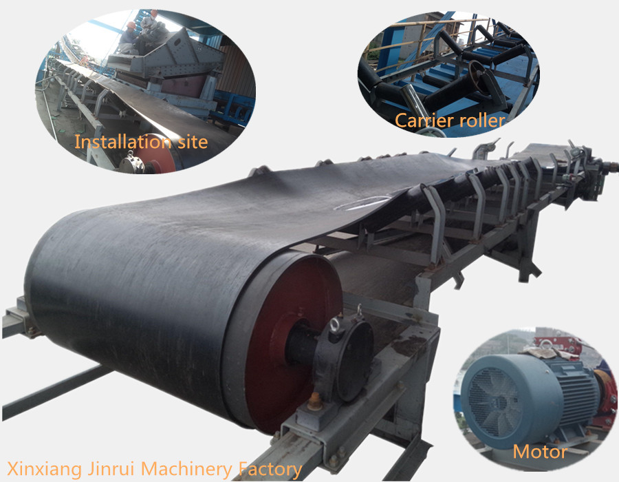 Carbon Steel Coal Rubber Conveyor Belt System Condition New Horizontally