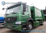 HOWO 266HP 2 Axles 4 X 2 Waste Management Trucks 8m3~10m3