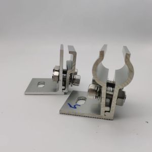 Durable Aluminum Frame Solar Rail Clamps For Modern Apartment PV Systems