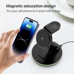 15W Fast Charger Foldable Wireless Charger Station Compatible with iPhone 15 14