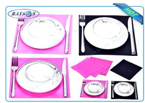 China TNT Non Woven Tablecloth Waterproof Tablecover Disposable / One Time Use factory