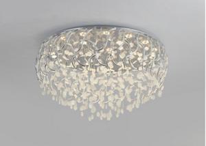 China Round Warm Round Crystal Pendant Lighting Led Lights For Bedroom Ceiling factory