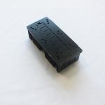 Anodizing Black Bonded Straight Fin Heat Sink Al6063 High Density ISO9001