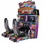 Double Player Coin Operated Arcade Car Racing Game Machine