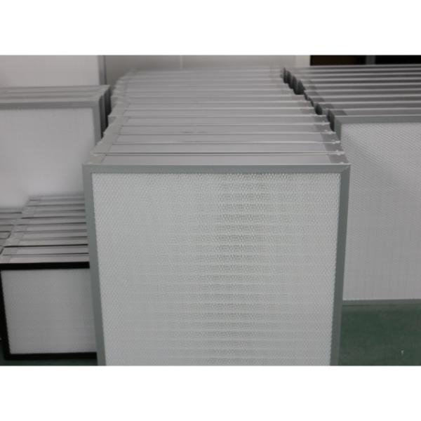 H13 H14 Efficiency Mini Pleat Hepa Air Filter For Ventilation System Or Laminar Flow Hood