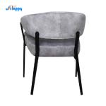 Easy Cleaning Fabric Upholstered Accent Chair High Stability With Metal Legs Dc