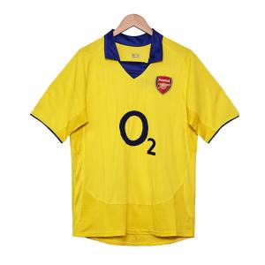 China 2003-2005 Arsenal Away Retro Football Jerseys Replica Classic Stretchable factory