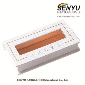 Private label empty eyelash packaging drawer boxes with window