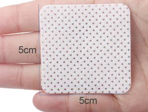 China 5*5cm White Wiping Cotton Paper Eyelash Tweezer Glue Cleaner Pads factory