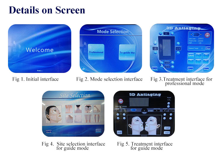 MJH0 Ultrasound Face Lift Machine 3D Anti Wrinkle Skin Tightening Mejire Band