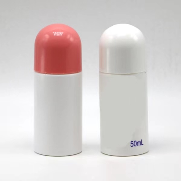 Screen Printing 50ml HDPE Empty Rub Bottle Plastic Mosquito Repellent Bottle Three Sets