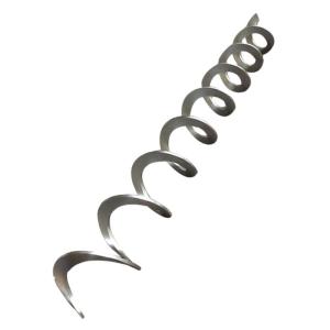 China Continuous Cold Rolled Flight Centerless Screw Spiral Blade Ground Shaftless factory