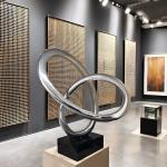 Stainless Steel Sculpture Stunning Piece Of Art For Your Living Room Office Or