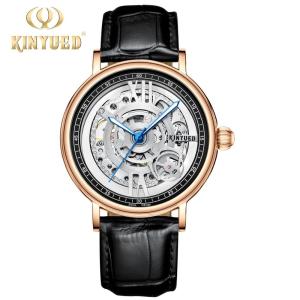 China Simple Tourbillon Mechanical Wrist Watch With Hardness Mineral Glass factory