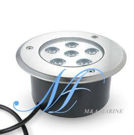 China 6W LED inground light, underground light, inground uplight, deck light, dock light factory
