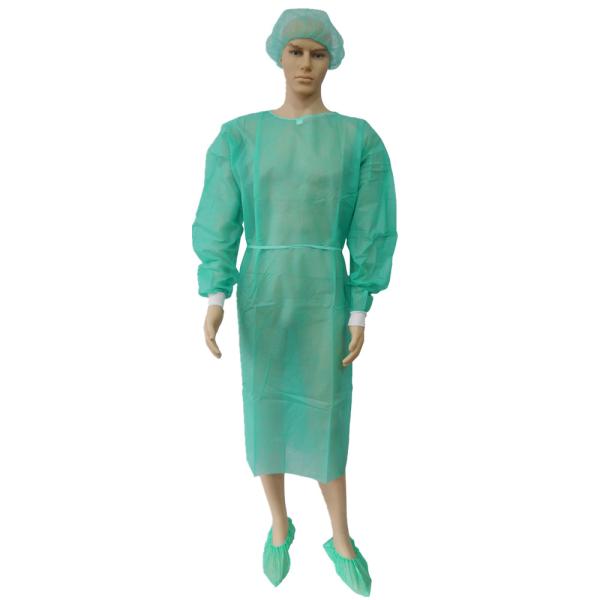 Disposable Medical Non Woven Clothing Gown Protective Isolation Gowns Level 1
