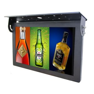 China 21.5 Inch Ceiling Mount Android 7.1 Free Cloud Server LCD Bus Digital Signage Display 1G+32G Wifi Elevator Wayfinding Education on sale