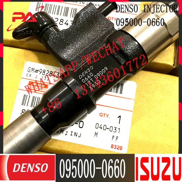 Common Rail Injector 095000-0660 8982843930 Injector For ISUZU 4HK1 6HK1 Engine