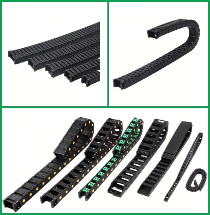 6 Foot Heavy Duty Drag Chain Conveyor Cnc Silence Inner 25mmx57mm
