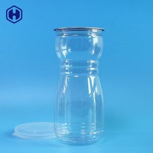 China BPA Free Clear Plastic Cylinder Container Customized Capacity And Logo on sale