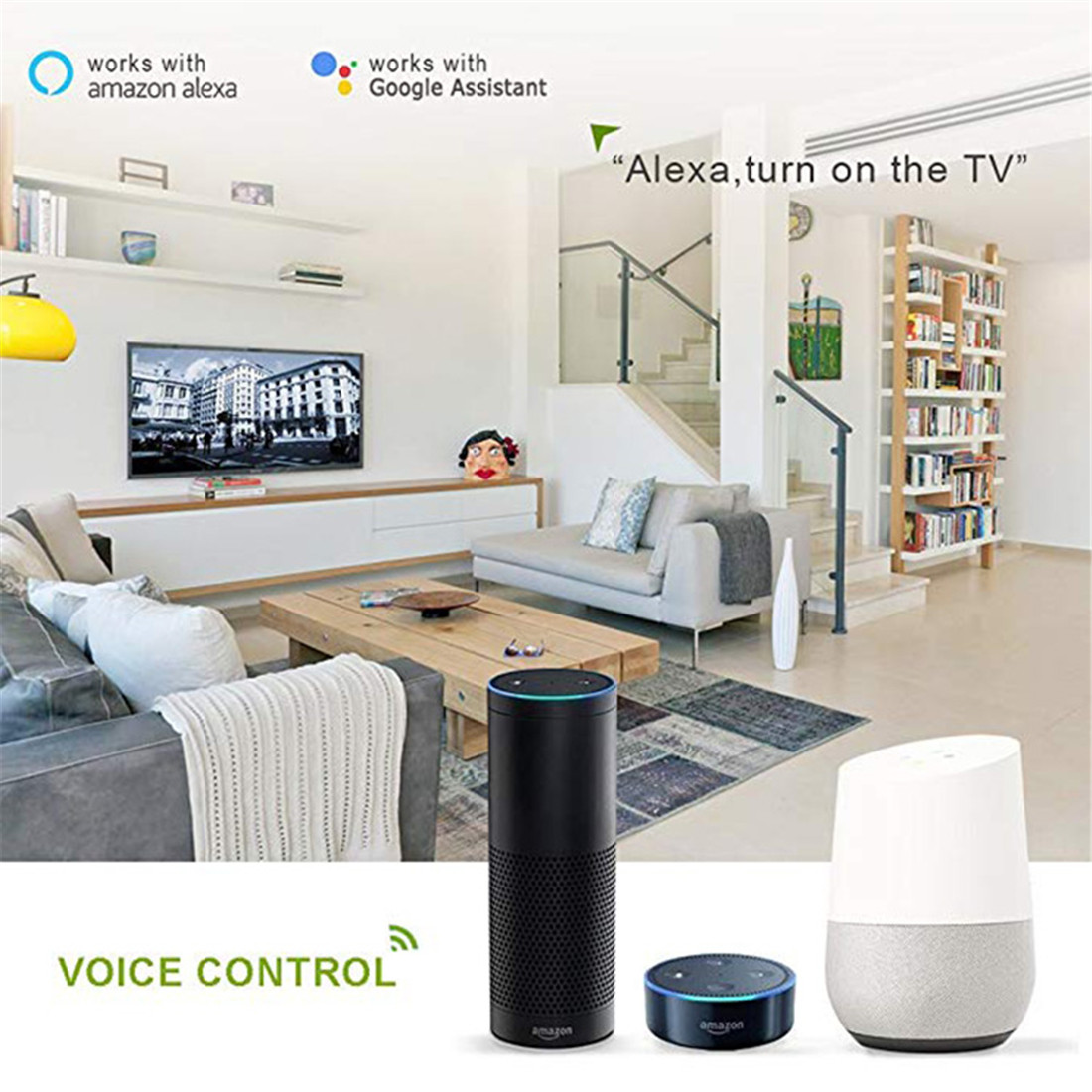 US Smart Double Plug With 2 USB Control Two Plug Invidually