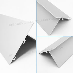 China Flexible Balcony Aluminum Tile Trim Anodizing Oxidation With Drip on sale
