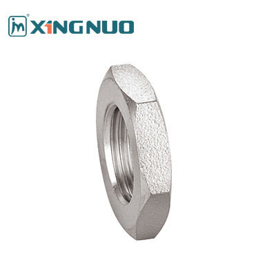 304 Stainless Steel Fine Threaded Hexagon Hex Thin Jam Nut Stainless Steel Hex Locknut 3/8" BSP Female Thin Lock Nut Bac