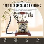 Keep Memories Alive Phone Guest Book - Perfect for Recording Voice Messages from