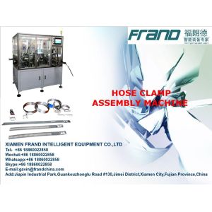 Easy Operation Assembly Automation Equipment , Automated Padded Hose Clamp