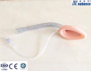 China Solid Silicone Curved Laryngeal Mask Airway With PVC Tube / Silicone Cuff factory