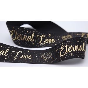 Sustainable Gift Wrap Ribbon with Customized Logo Double Faced Satin